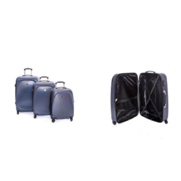 Set De Tres Maletas Salvadore Azul Marino Marine Geografisch Noorwegen Set De Tres Maletas Salvadore Azul Marino Marine Geografisch Noorwegen